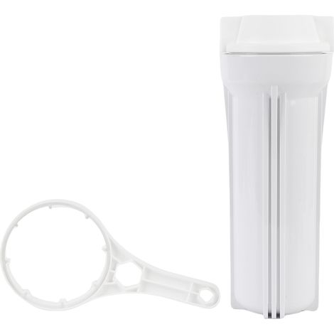 Kit de carcasa para filtro de agua de ósmosis inversa de 1/4 de pulgada, llave para sistema de filtro de ósmosis inversa de 10 pulgadas (1/5)