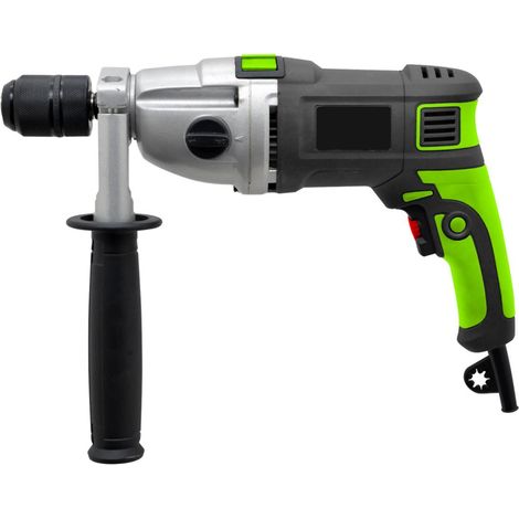 Perceuse à percussion 1050 W - Poignee latérale + Mandrin auto
