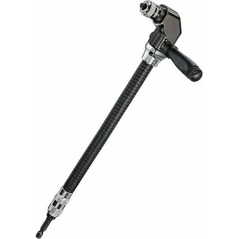 Drill to angle right flexible 1/4 Chuck to change fast For spaces confines Housing metal durable 46 mm of wide (1/5)