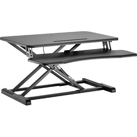 Postazione di lavoro per postura seduta ed eretta LogiLink EO0033 Range Altezza: 100 fino a 505 mm Nero (1/5)