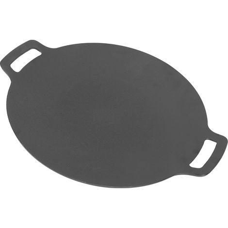 Plaque de cuisson ronde pour barbecue coréen, compatible induction, avec sac de rangement, diamètre 30 cm (11,8 pouces). (1/5)