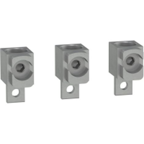 Compact NSX INS/INV - lot 3 bornes aluminium - =250A - pour câbles 120 à 240mm²
