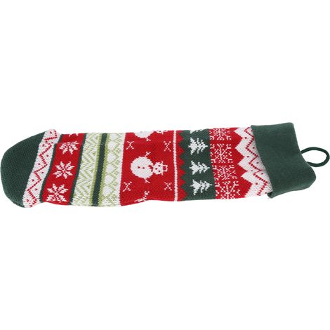 Weihnachtsdekoration, Kindersocken-Ornament, Geschenktüte, Heimdekoration für Feste, grünes Seil (1/5)