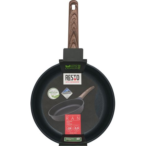Resto Bratpfanne Ø26 cm (grau, 260x60x260 mm, Induktion, spülmaschinenfest) (1/5)