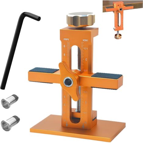 Positionneur d'Installation pour Porte de Placard - Outil Positionnement Réglable Précision Portes Meuble Gabarit Accessoire Polyvalent Pour Électrique Usage Commercial Et (1/5)
