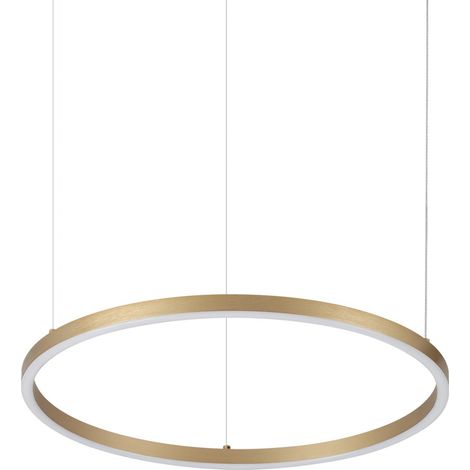 Ideal Lux Sospensione Oracle 1 luce LED integrato ottone alluminio