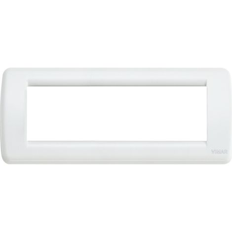 Placca Rondò 6M bianco Vimar Idea 16756.01
