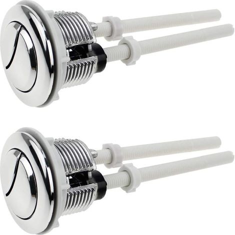 Lot de 2 boutons chasse d’eau double 38 mm WC (1/3)