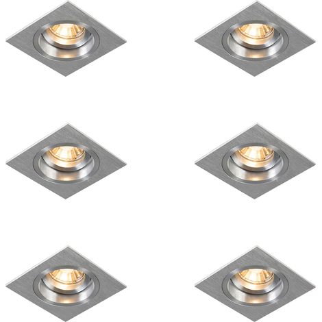 QAZQA 92705 - - Acciaio - - Max. 1 x Watt (1/4)