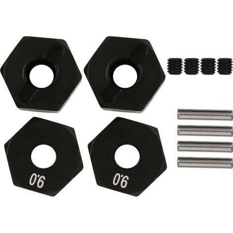 Pièce de rechange pour moyeu hexagonal de roue, compatible avec SCX10 90046 90047 RR10 RC Crawler, 9,0 mm (1/5)