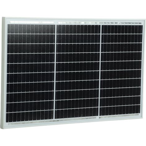 Panneau solaire monocristallin 40W 18V haut rendement étanche universel pour voiture bateau remorque camping-car (1/5)