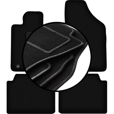 Ensemble complet de tapis en velours pour : Renault Safrane liftback (1992-2000) (1/5)