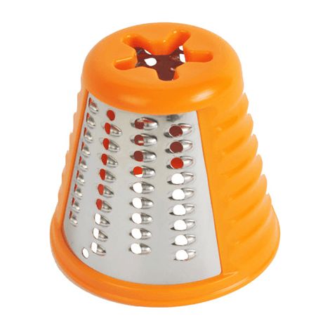 Cone orange à raper fin pour robot ménager – Accessoire compatible avec modèles Moulinex – Râpe fine pour préparation rapide – Idéal pour légumes