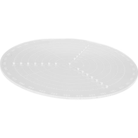 Compas de traçage acrylique 20cm avec échelles graduées pour menuiserie et bricolage