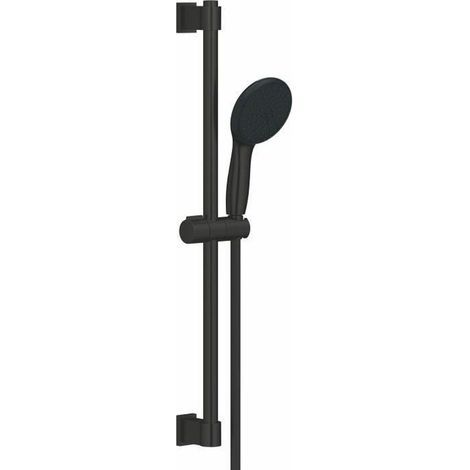 Grohe Vitalio Start 110 Barra y Cabezal de Ducha Negro Mate