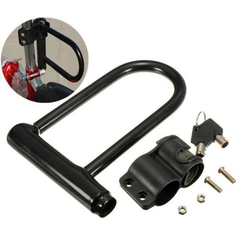 Forme-U Serrure Antivol Cadena Sécurité Vélo Moto Scooter Ma09111 (1/4)