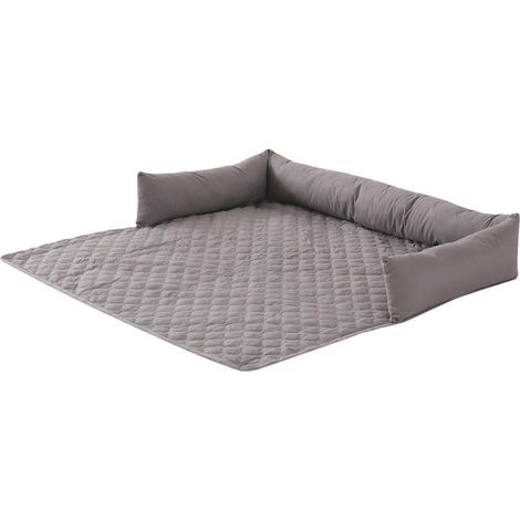 Tapis rafraîchissant pour chien, 120 x 90 x 6,3 cm, confortable en coton pour animal domestique, voyage, jardin, intérieur, extérieur, vacances, chambre à coucher, terrasse et appartement
