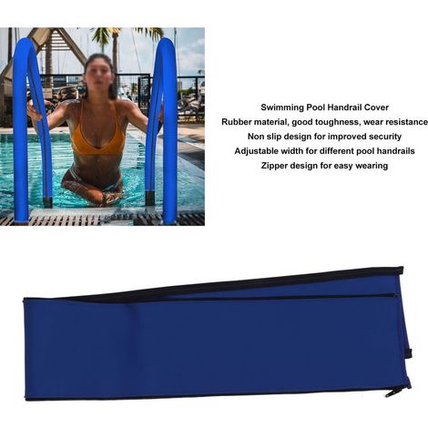 Protection de Main Cour de Piscine avec Fermeture Eclair en Néoprene de 6 Pieds (1/5)