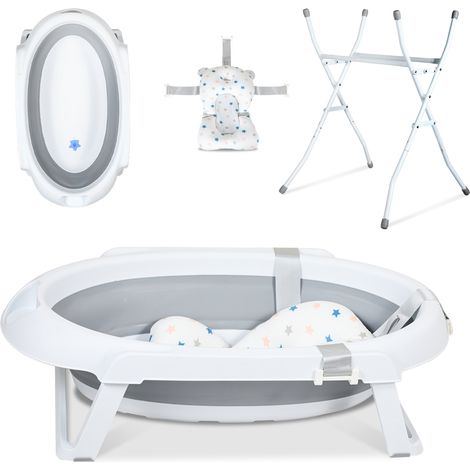 Wolketon Vasca per bambini evolutiva e pieghevole. 4 in 1 vasca. ultra compatta pieghevole per il bambino. 85 cm