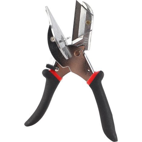 Cisaille d'angle multifonctionnelle, outil manuel à poignée noire antidérapante pour couper du bois fin (1/5)