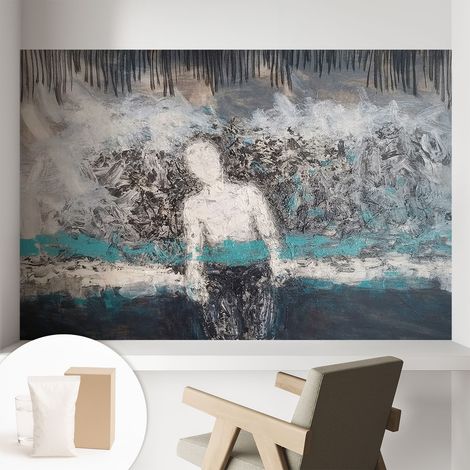 Papier peint intissé avec imprimé installation simple qualité excellente sans désordre - Colle incluse gratuite Monde mystérieux 104x70 cm (1/5)