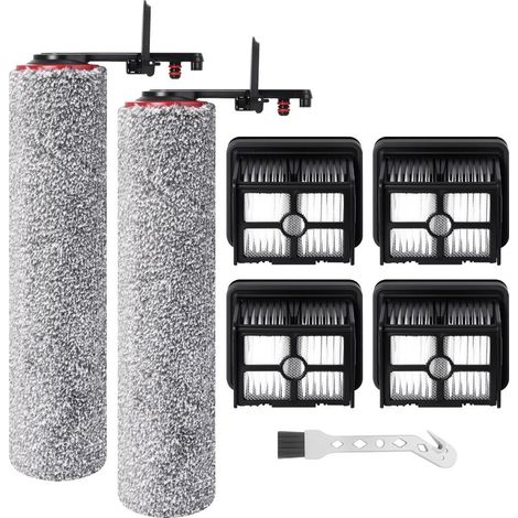 CYRILL Pacchetto accessori per aspirapolvere Dreame H15 Pro Heat Wet & Dry, 2 rulli di spazzole, 4 filtri a secco, 1 spazzola di pulizia (1/5)