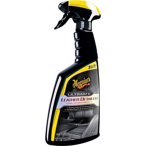 Meguiar’s G201316EU Ultimate Leather Detailer, Pulitore Pelle, 473 ml
