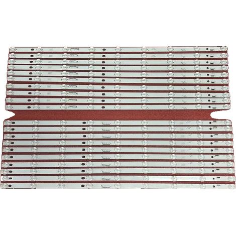 Striscia LED, 9 LED, 660 mm, compatibile con TX-65CX800U, TX-65C650U, TX-65DXW78A (1/5)