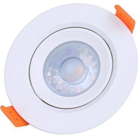 LED-Einbaustrahler – Geeignet für Badezimmer, Küchen usw. – 110 mm Durchmesser, Ausschnitt 90–100 mm, neutralweißes Licht – 5er-Pack (1/5)