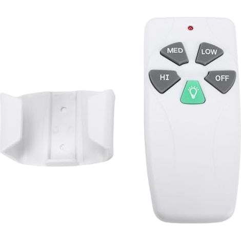 Commande à distance du ventilateur de technologie de réponse ABS avec atténuateur de lumière 303 9 MHz Commande du ventilateur à 3 vitesses avec support de montage en paroi pour modèles Allen Roth Har (1/4)