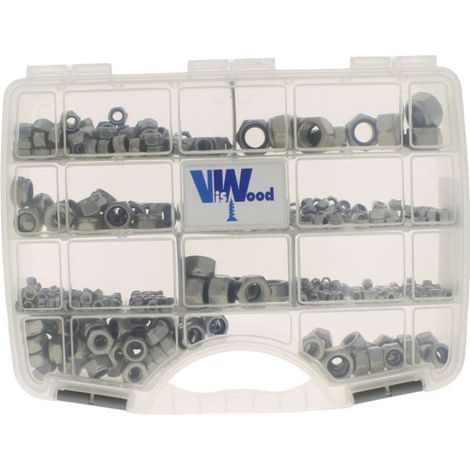 Malette écrous Frein Inox A2 Kit Complet D'écrous Frein En Inox A2 - Viswood