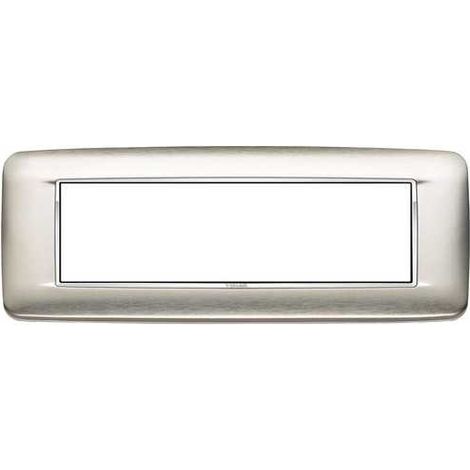 20687.C91 Assiette Ronde 7M Inox Naturel Brossé Eikon