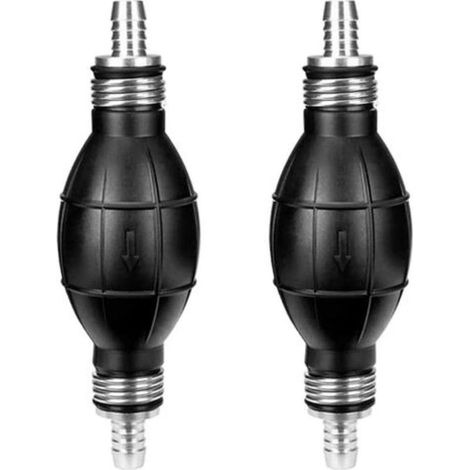 Handkraftstoffpumpe – 10 mm – Zum Befüllen von Dieselmotoren in Autos, Motorrädern und Booten – Einwegbetrieb – 2 Stück (1/5)