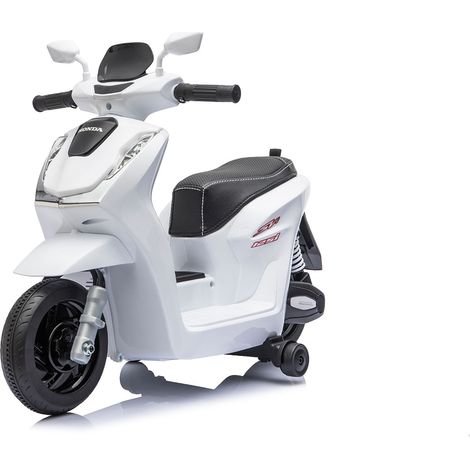 Scooter Elettrico per Bambini 78x39x53 cm Licenza Honda SH125 Small Bianco (1/5)
