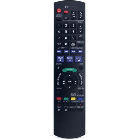 Télécommande de Remplacement Compatible avec Téléviseur Panasonic N2QAYB000336 (1/5)