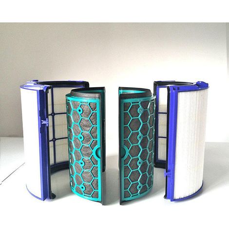 Convient aux cartouches filtrantes pour purificateur d'air Dyson HP04/DP/TP04, aux ventilateurs sans pales et aux accessoires à charbon actif (1/4)