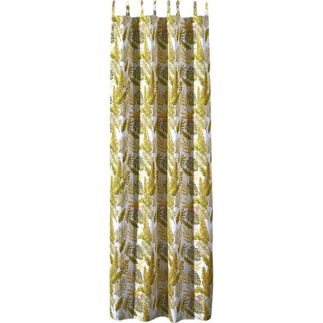 Tenda da Esterno Impermeabile con Motivo Foglie UV 132x275 cm Oro (1/5)