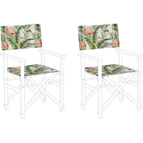 Ersatzstoff für Gartenstühle 2er Set CINE Rosa (1/5)