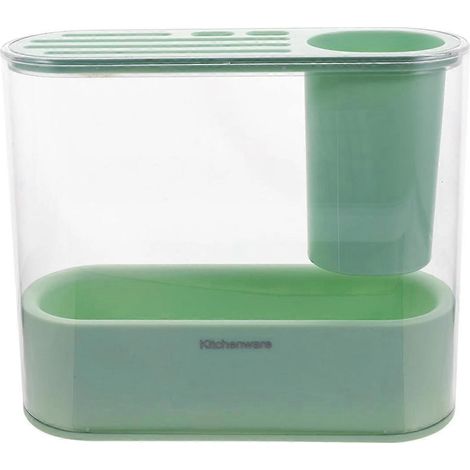 Étagère de cuisine, ustensile de cuisine, égouttoir, porte-coupe-couteaux, porte-rangement pour coupe-couteaux, pot à crayons, porte-fourchettes de cuisine, organisateur (1/5)
