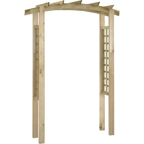 voûte en treillis de bois de 150 x 60 x 210 cm (1/5)