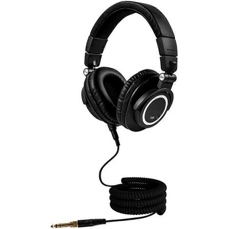 Professionelle kabelgebundene, faltbare, ohrumschließende DJ-Studio-Kopfhörer (1/4)