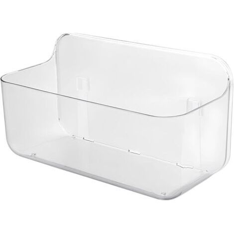 Lntyq Etagere Douche, Plastique PET Transparent Etagère de Rangement de Douche, Étagère de Douche Sans Perçage, pour Salle de Bain et Cuisine, 281513cm (1/4)