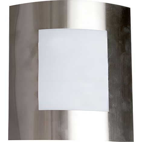Aplique de pared de acero inoxidable 1xE27 GSC 0701910 (1/2)