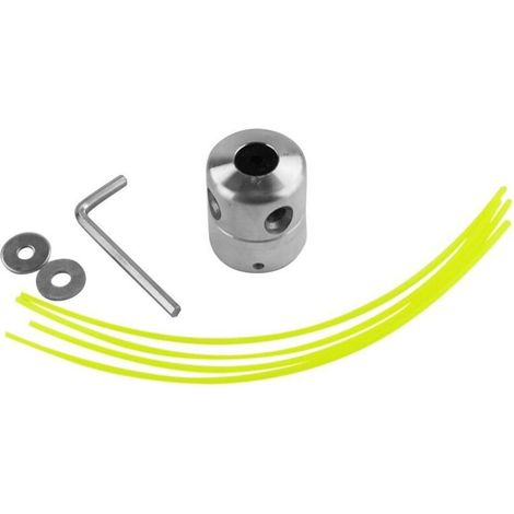 1 Pack Universal Aluminum Brush Cutter Heads Double Nylon Line Head Line Spool Brush Cutter Accessory (1/5)