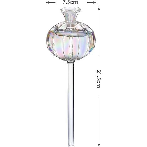Boule d'arrosage automatique en verre (unité), système d'irrigation goutte à goutte pour plantes d'intérieur (1/5)