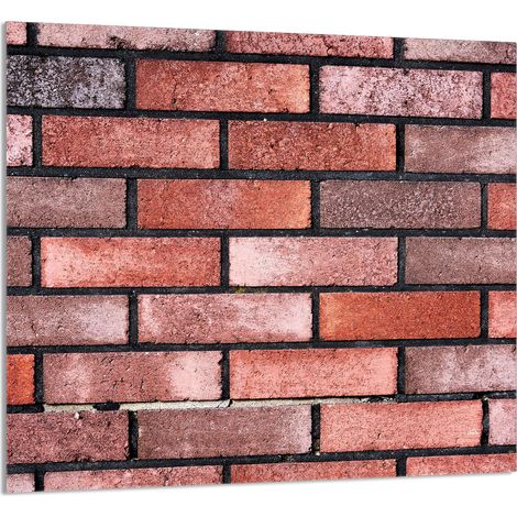 PANNELLO IN VETRO PER CUCINA 65x60 Brick (1/5)