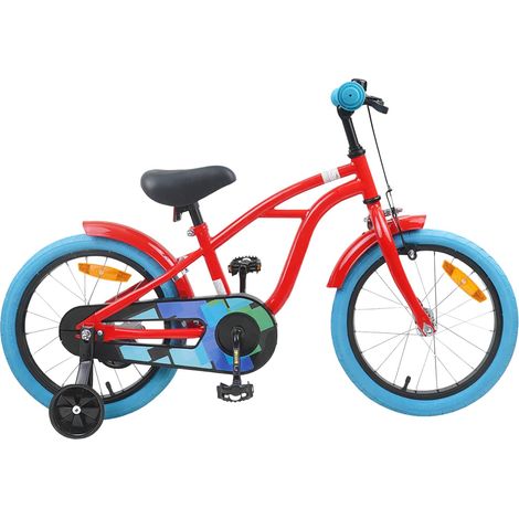 Teenpull – Kinderfahrrad 16 Zoll für 4-6 Jahre alt Rot (1/5)