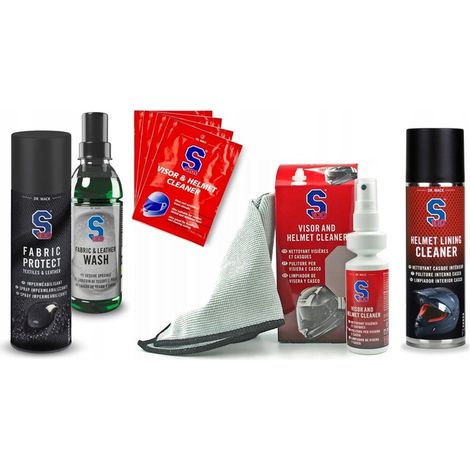 Nettoyant pour doublure de casque Dr Wack S100 - noir/rouge - 300 ml (1/5)