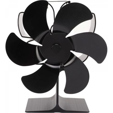 Ventilateur de cheminée, ventilateur thermodynamique pour poêle, forme papillon – 15 x 11 x 19 cm, accessoires pour poêles et cheminées (1/5)