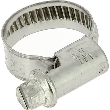 Collier serrage inox bande pleine L9  Ø12-20 W4